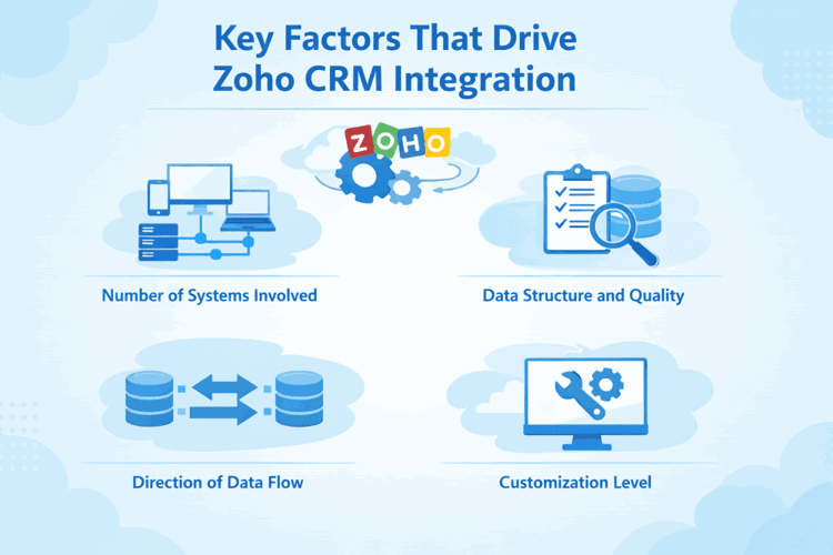 Key Factors That Drive Zoho CRM Integration Costs
