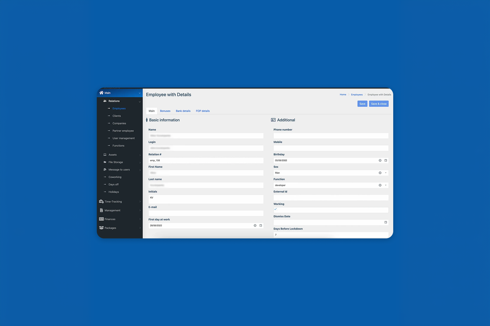 CRM System
